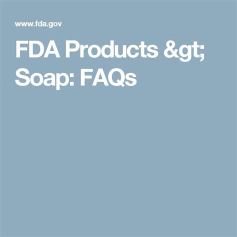 Frequently Asked Questions on Soap .